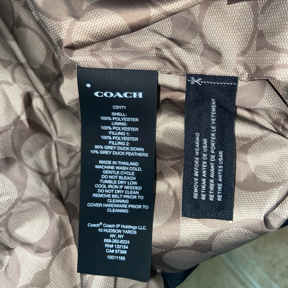 Coach Signature Puffer Jacket - Picture 6 of 16